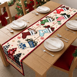 Custom Name Christmas Family Gifts - Personalized Table Runner