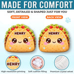 Custom Name Taco Gifts for Kids - Personalized Shaped Pillow