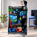 Custom Video Game Name Gifts for Kids - Personalized Wearable Blanket Hoodie