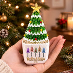 Custom Name Christmas Gifts For Brothers And Sisters - Personalized Glass Everlasting Christmas