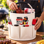 Custom Name Grill Master Gifts for Grill Lovers - Personalized Tool Bag