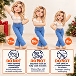 Custom Photo Bestie Friendship Gifts - Personalized Poseable Plush Doll