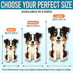 Custom Cute Cartoon Puppy Gifts For Dog Lovers - Personalized Shaped Pillow