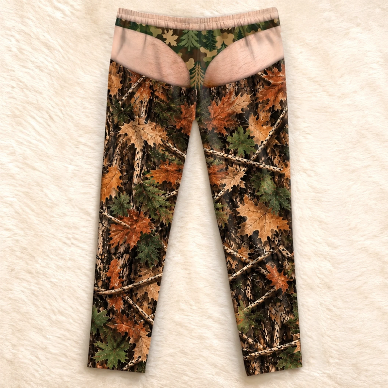 Custom Name Buck Deer Camouflage Gifts for Men - Personalized Pajamas Pants