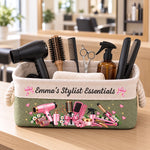 Custom Name Hair Stylist Gifts For Women - Personalized Storage Basket
