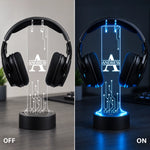 Custom Name Tech Gifts for Gamers - Personalized Headphone Stand