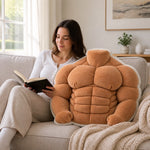 Custom Funny Muscular Body Gifts For Him - Personalized Shaped Pillow