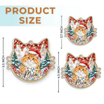 Custom Pet Photo Christmas Gifts For Cat Lovers - Personalized Acrylic Ornament