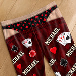 Custom Name Game Night Gifts for Men - Personalized Pajamas