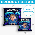 Custom Name Gaming Spot Gifts For Game Lovers - Personalized Pillow