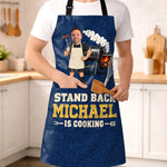 Custom Photo BBQ Gifts For Grill Masters - Personalized Apron With Pocket