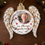 Custom Photo Memorial Angel Christmas Gifts - Personalized Acrylic Ornament