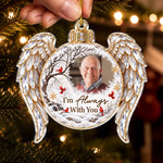 Custom Photo Memorial Angel Christmas Gifts - Personalized Acrylic Ornament
