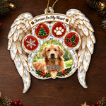 Custom Pet Photo Christmas Memorial Gifts For Dog And Cat Lovers - Personalized Acrylic Ornament