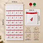 Custom Name Christmas Gifts for Kids - Personalized Fabric Advent Calendar