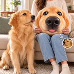 Custom Photo Funny Fisheye Pet Lover Gifts - Personalized Pet Face Pillow