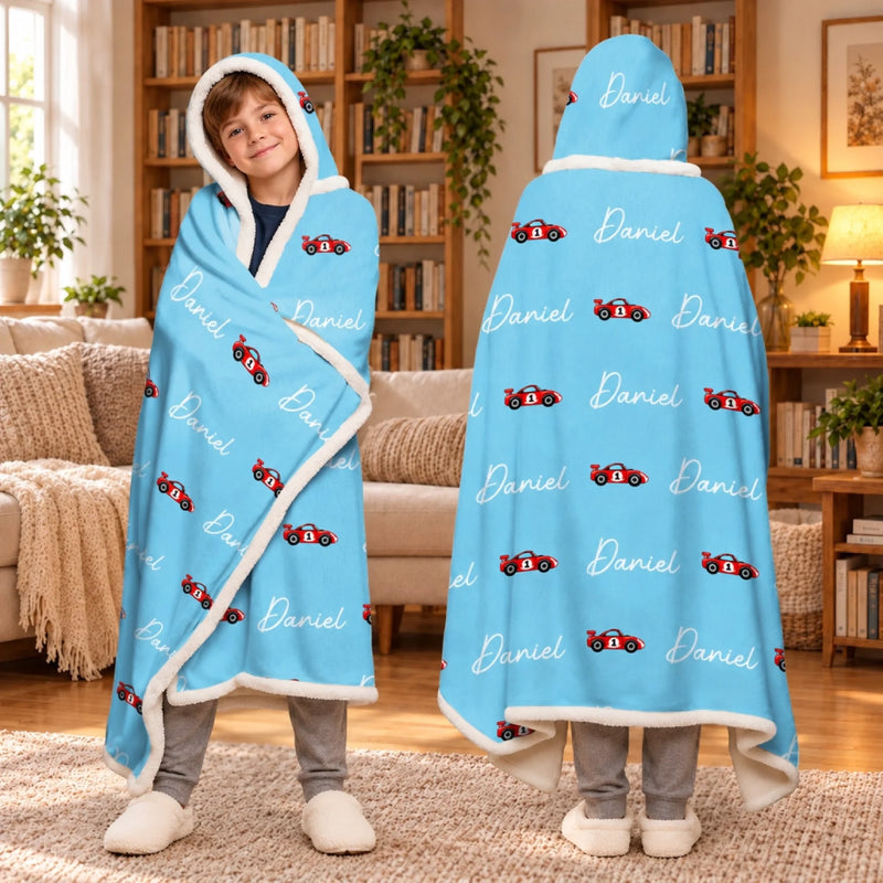 Custom Name Gifts for Kids - Personalized Snuggle Blanket