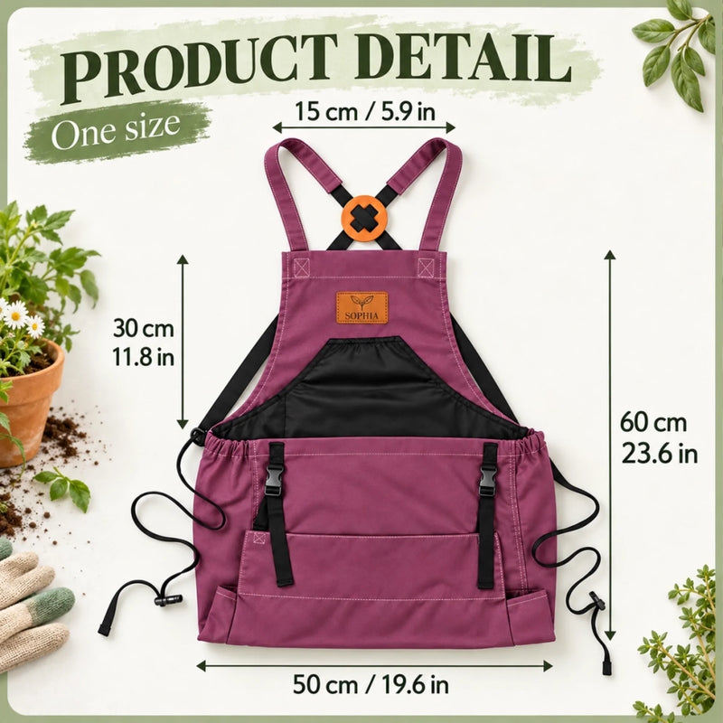 Custom Name Gardening Gifts For Gardeners - Personalized Gardening Apron With Pockets