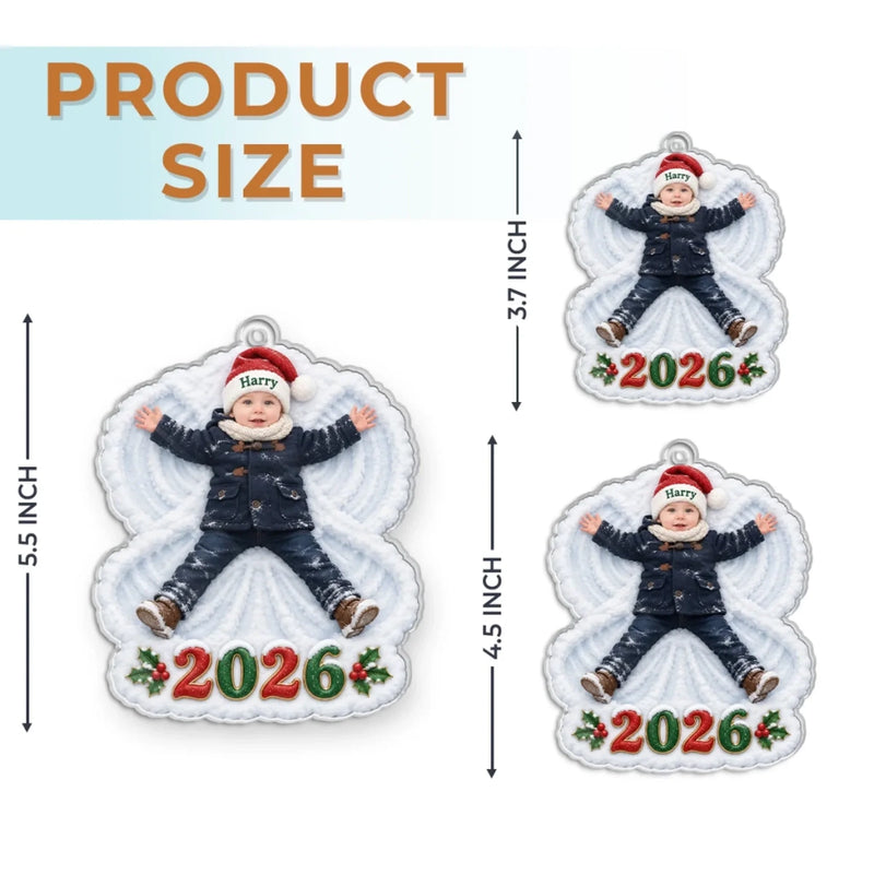 Custom Photo Baby Christmas Gifts - Personalized Acrylic Ornament