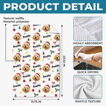 Custom Pet Photo Festive Gifts For Dog And Cat Lovers - Personalized Kitchen Towel
