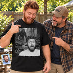 Custom Photo Funny Gorilla Prank Gifts for Men - Personalized Comfort T-Shirt