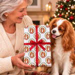 Custom Pet Photo Christmas Gifts For Dog And Cat Lovers - Personalized Wrapping Paper