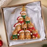 Custom Photo Dog And Cat Christmas Tree Gifts For Pet Lovers - Personalized Acrylic Ornament
