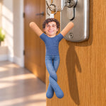 Custom Photo Couple Keepsake Gifts - Personalized Poseable Plush Doll Keychain