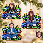 Custom Photo Game On Gifts For Kids, Gamers, Gaming Lovers - Personalized Acrylic Ornament