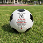 Custom Name Just Do Your Best Gifts for Son, Grandson, Kids - Personalized Soccer Ball