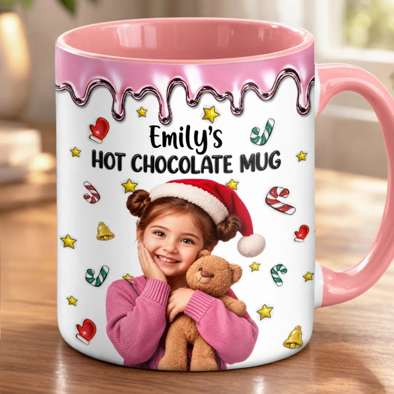 Custom Photo Christmas Gifts for Kids - Personalized Accent Mug