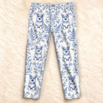 Custom Pet Photo Floral Gifts For Dog And Cat Lovers - Personalized Pajamas Pants