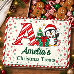 Custom Name Christmas Character Gifts - Personalized Metal Tin