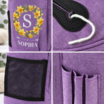 Custom Name Yarn Storage Gifts For Knitters, Women - Personalized Cylindrical Large Yarn Storage Bag