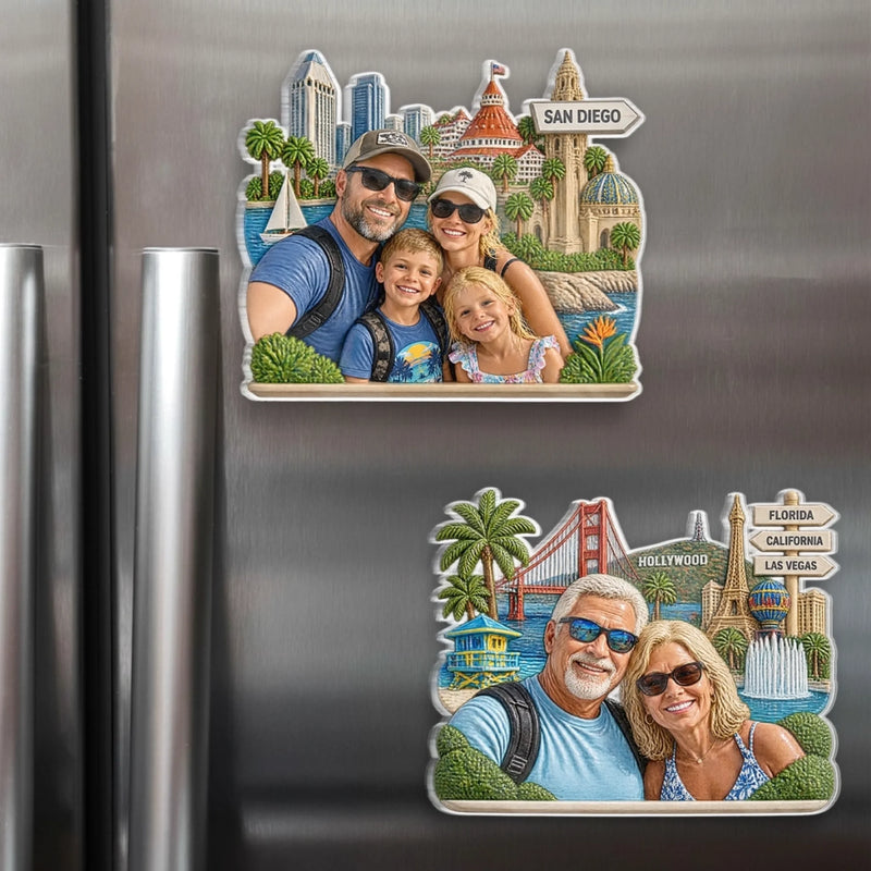 Custom Home Photo Gifts - Personalized Acrylic Fridge Magnet