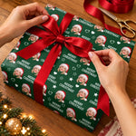 Custom Photo Christmas Gifts For Couples - Personalized Wrapping Paper