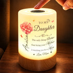 Custom Name Daughter Gifts From Mom - Personalized Dimmable Touch Night Light