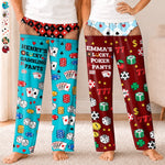 Custom Name Casino Poker Gifts for Couples - Personalized Pajama Pants