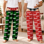 Custom Name Buffalo Plaid Gifts for Men - Personalized Pajama Pants