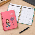 Custom Name Butterfly Girl Planner Gifts For Her - Personalized 2027 Planner