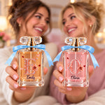 Custom Name Rose Initial Gifts For Women - Personalized Refillable Perfume Bottle