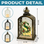 Custom Family Name Christmas Gifts - Personalized LED Candle Lantern