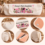 Custom Name Hair Styling Gifts for Women - Personalized Hair Tools Travel Bag