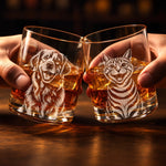 Custom Pet Photo Dog Lover Gift For Pet Lovers - Personalized Engraved Whiskey Glass