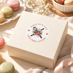 Custom Name Macaron Baking Gifts For Bakers - Personalized Waterproof Stickers