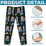 Custom Name Gamer Gifts for Kids - Personalized Pajama Pants
