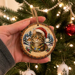 Custom Cat Photo Christmas Gift for Cat Lovers - Personalized Ornament