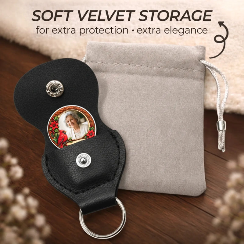 Custom Photo Cardinal Grandma Gifts - Personalized Pocket Hug