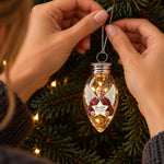 Custom Photo Memorial Angel Christmas Gifts - Personalized Bulb LED Light Ornament