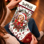 Custom Photo Christmas Family Gifts - Personalized Stocking